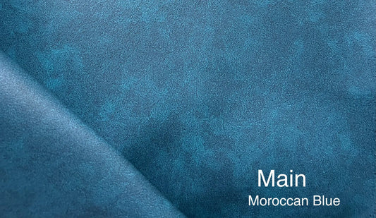 Mora Faux Leather - Moroccan Blue Emmaline bags